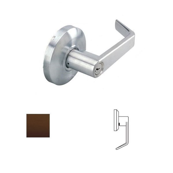 Cal-Royal Design Single Dummy Trim Lever, US10B Dark Bronze SL40-10B